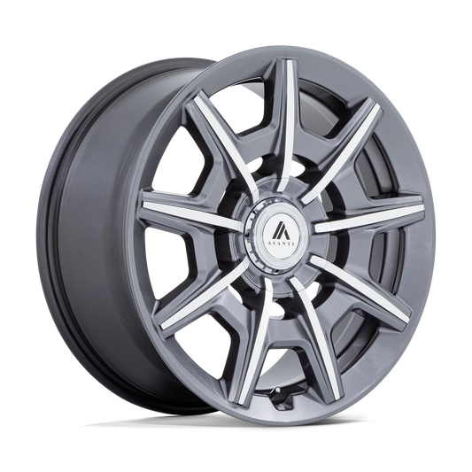 Asanti Black Ab041 Esquire Gloss Anthracite Bright Machined