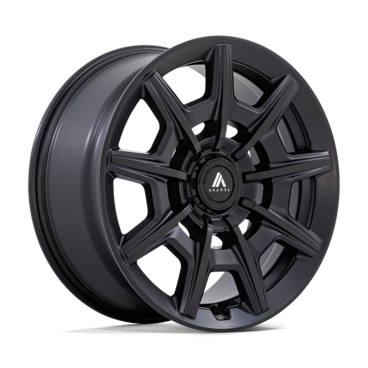 Asanti Black Ab041 Esquire Satin Black With Gloss Black Face