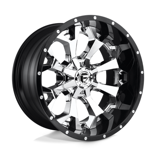 Fuel 2 Pc D246 Assault Chrome Plated Gloss Black Lip