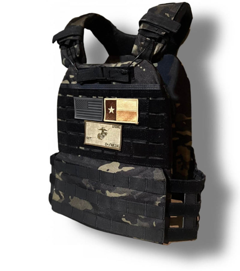 Load image into Gallery viewer, Ataclete Zero Dark Camo Weight Vest/Plate Carrier
