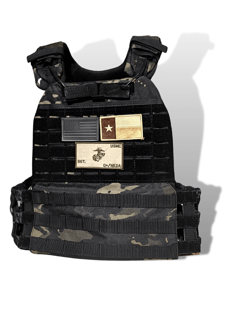 Load image into Gallery viewer, Ataclete Zero Dark Camo Weight Vest/Plate Carrier
