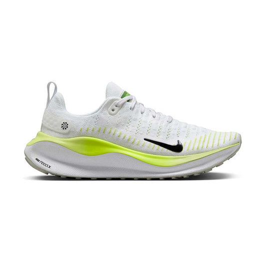 Women's Nike React InfinityRN 4, White/Black LT-Lemon Twist, 7 B Medium - Skoutley Outdoors LLC