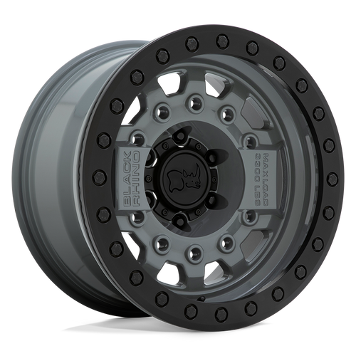 Black Rhino Hard Alloys Avenger Beadlock Battleship Gray W/ Black Hardware