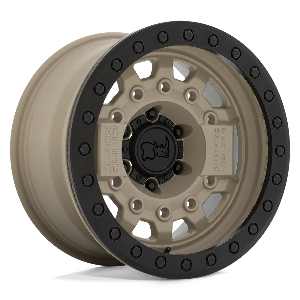 Black Rhino Hard Alloys Avenger Beadlock Desert Sand W/ Black Hardware