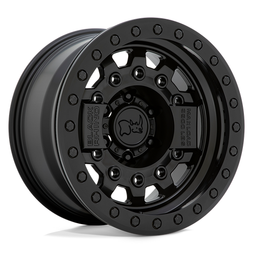 Black Rhino Hard Alloys Avenger Beadlock Matte Black W/ Black Hardware