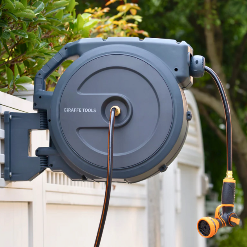 Load image into Gallery viewer, Retractable Garden Hose Reel-1/2in-130ft
