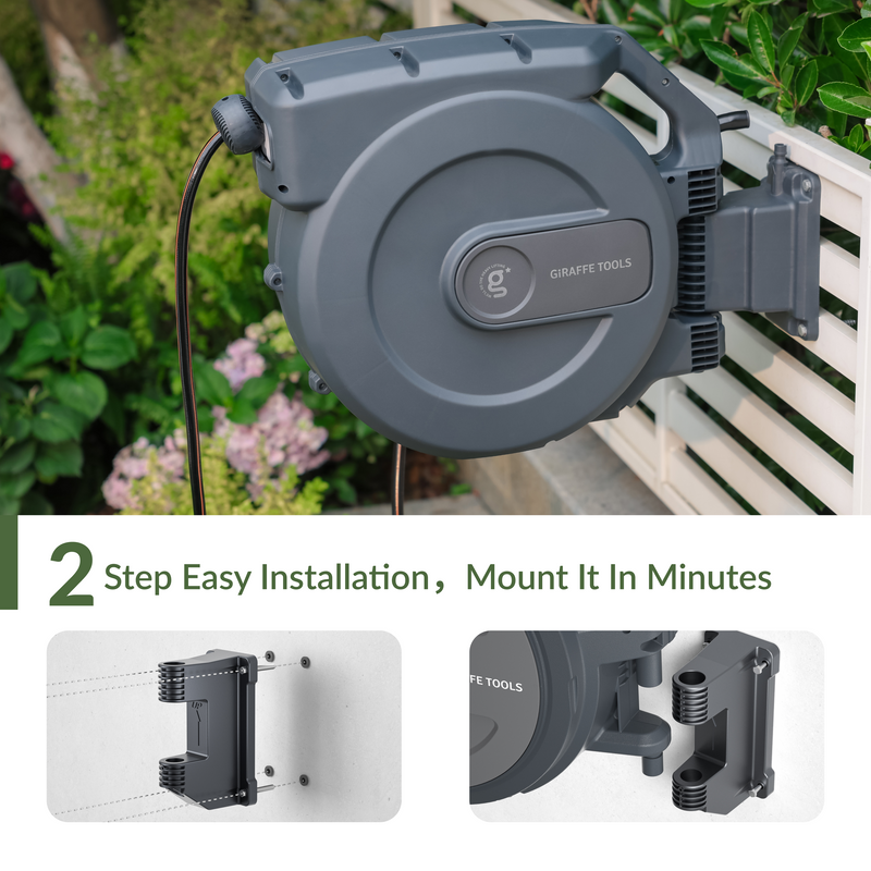 Load image into Gallery viewer, Retractable Garden Hose Reel-5/8 in-115ft
