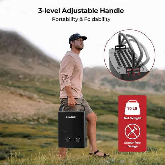 Camplux AY132B Portable Propane Water Heater