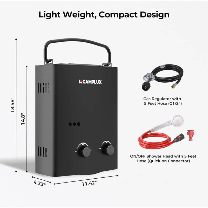 Load image into Gallery viewer, Camplux AY132B Portable Propane Water Heater
