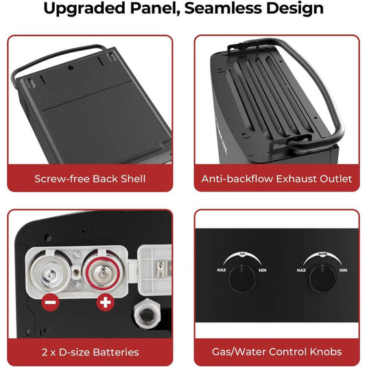 Camplux AY132B Portable Propane Water Heater