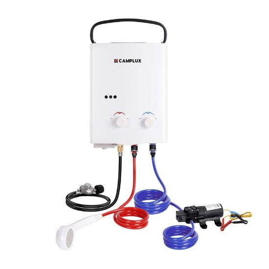 Load image into Gallery viewer, Camplux AY132P43 Portable Propane Water Heater Pump Kit
