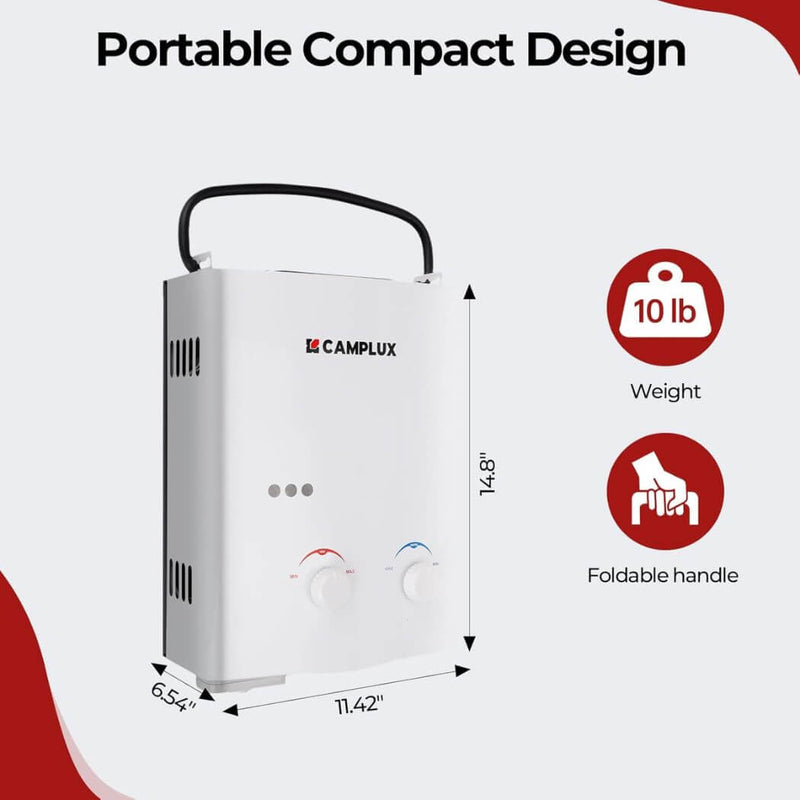 Load image into Gallery viewer, Camplux AY132P43 Portable Propane Water Heater Pump Kit
