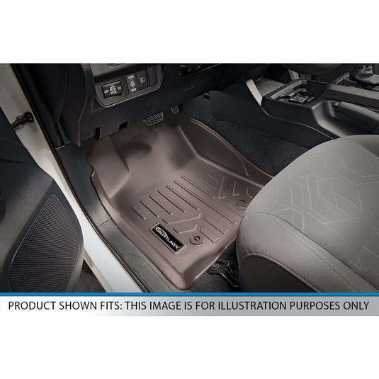 SMARTLINER Custom Fit Floor Liners For 2014-2018 Silverado/Sierra 1500 - 2015-2021 2500/3500 HD