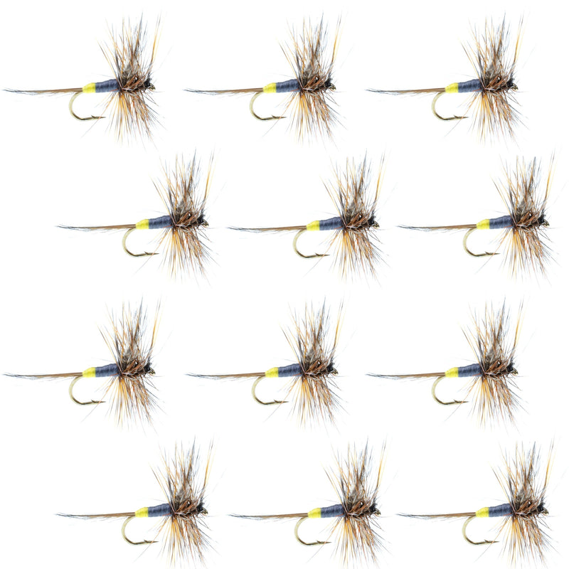 Load image into Gallery viewer, Adams Female Classic Dry Fly - 1 Dozen Flies - Hook Size 16

