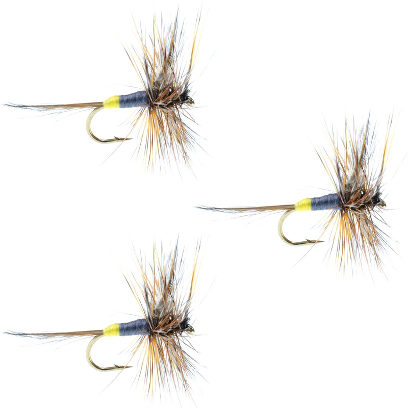 Load image into Gallery viewer, 3 Pack Adams Female Classic Dry Fly - Hook Size 16
