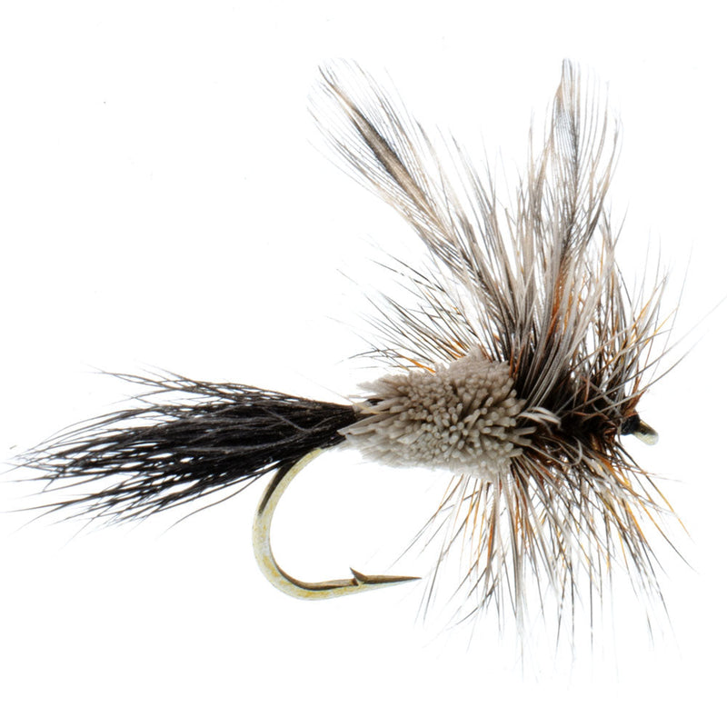 Load image into Gallery viewer, Barbless Adams Irresistible Classic Dry Fly - 1 Dozen Flies Hook Size 10
