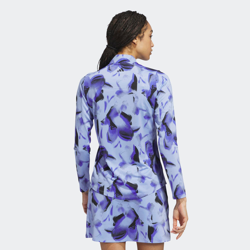 Load image into Gallery viewer, Adidas Ultimate365 Blue Spark Printed Quarter Zip
