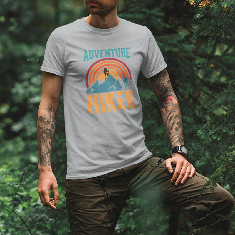 Load image into Gallery viewer, Adventure Hiker Man T-Shirt
