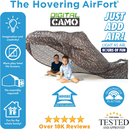 AirFort Digital Camo Inflatable Kids Play Fort