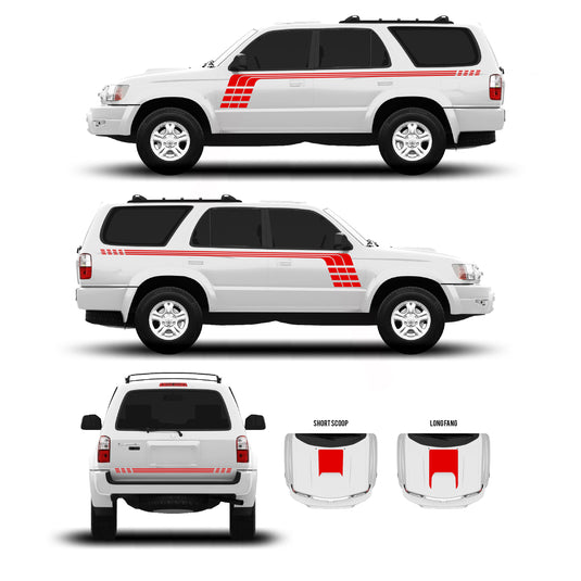 1996-2002 & 2003-2009 4Runner Checkered Stripe Kit