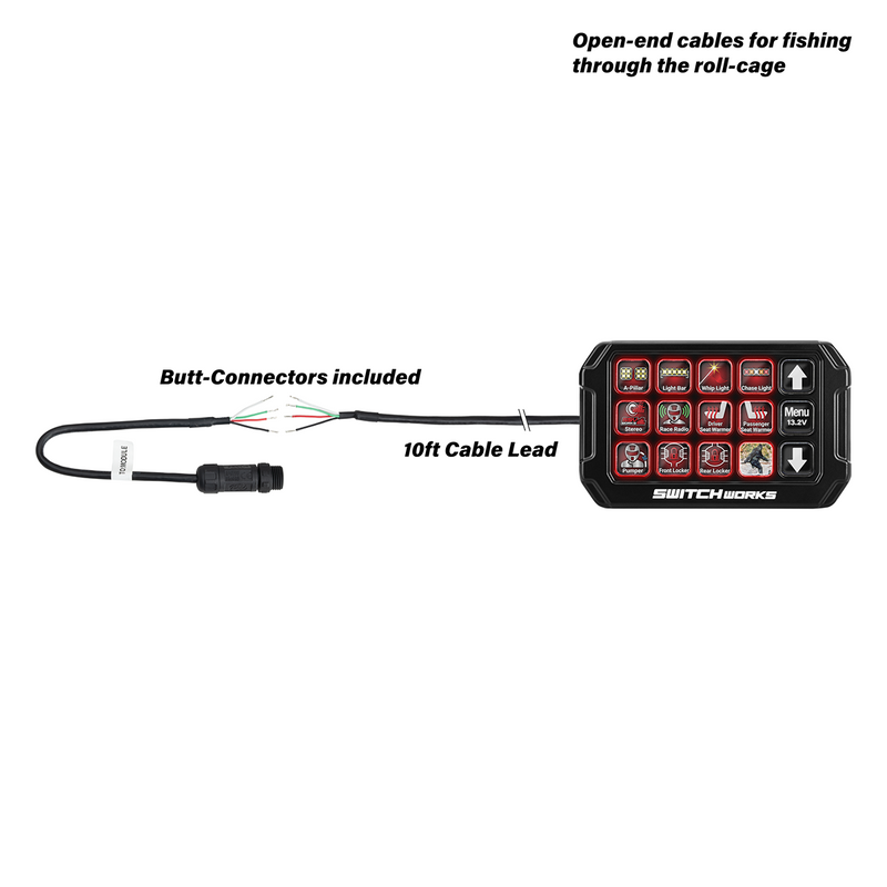 Load image into Gallery viewer, Alpha12 Digital Smart Switcher with 12-Outputs and Rollcage Mount
