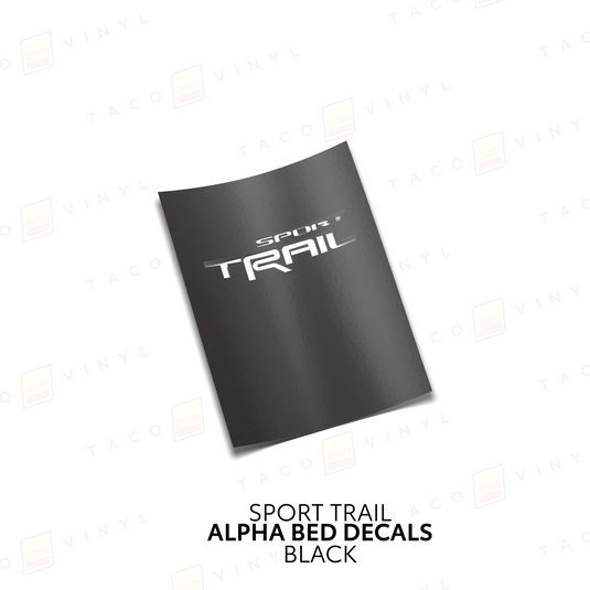 Alpha Bed Decals
