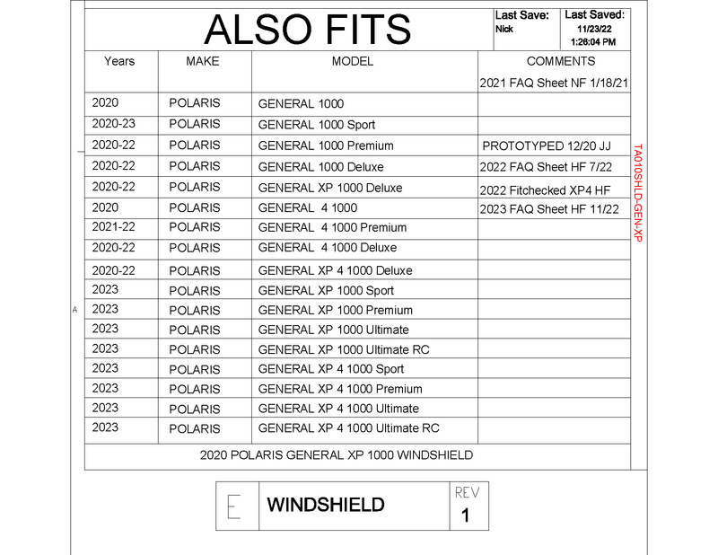 Load image into Gallery viewer, Trail Armor Full Windshield for 2020-22 Polaris General 1000 / XP 1000
