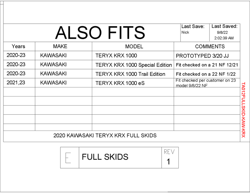 Load image into Gallery viewer, Trail Armor Full Skid Plate for Kawasaki KRX 1000
