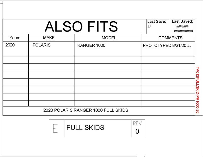 Load image into Gallery viewer, Trail Armor Full Skids Plate for 2020 Polaris Ranger 1000
