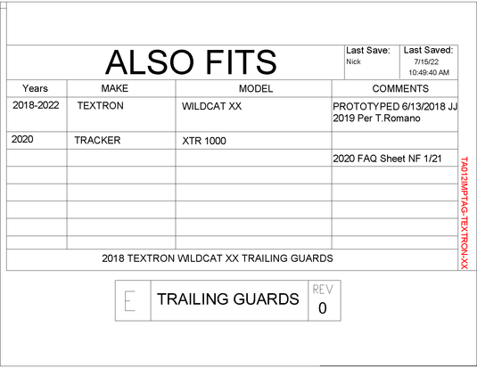 Trail Armor iMpact Trailing Arm Guards for 2018-22 Textron Wildcat XX / Tracker XTR 1000