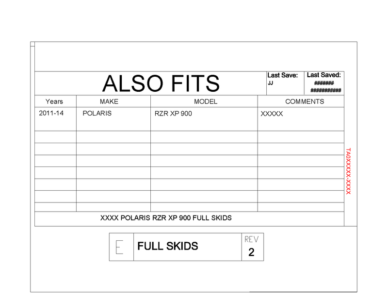 Load image into Gallery viewer, Trail Armor Full Skids with Slider Nerfs Extended Rear Coverage for 2011-14 RZR XP 900
