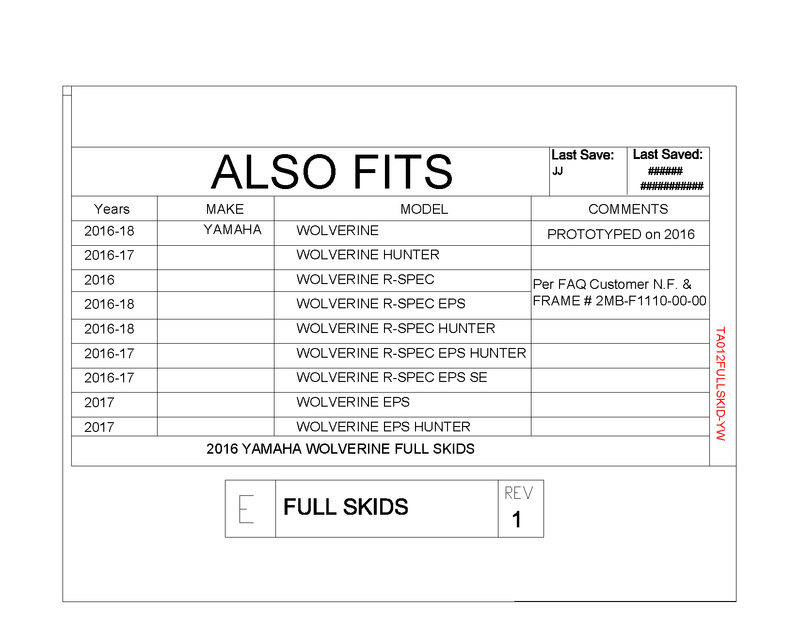 Load image into Gallery viewer, Trail Armor Full Skids w/ Slider Nerfs for Yamaha Wolverine / R-Spec
