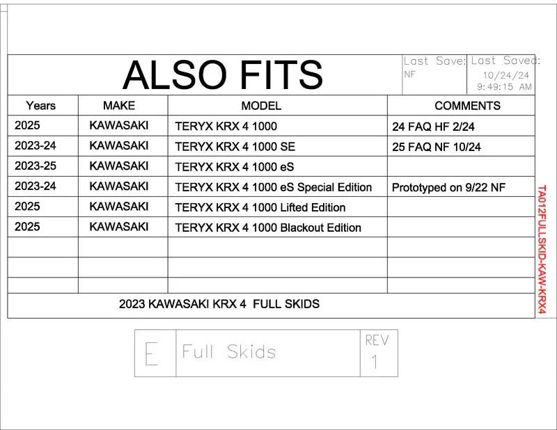 Load image into Gallery viewer, Trail Armor Full Skid Plate for Kawasaki KRX 4 1000
