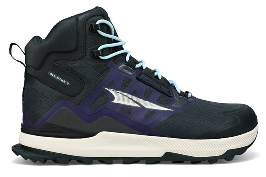 Women's Altra Lone Peak All-WTHR Mid 2, Black, 8 B Medium - Skoutley Outdoors LLC