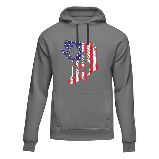 American Flag Fish Unisex Hoodie