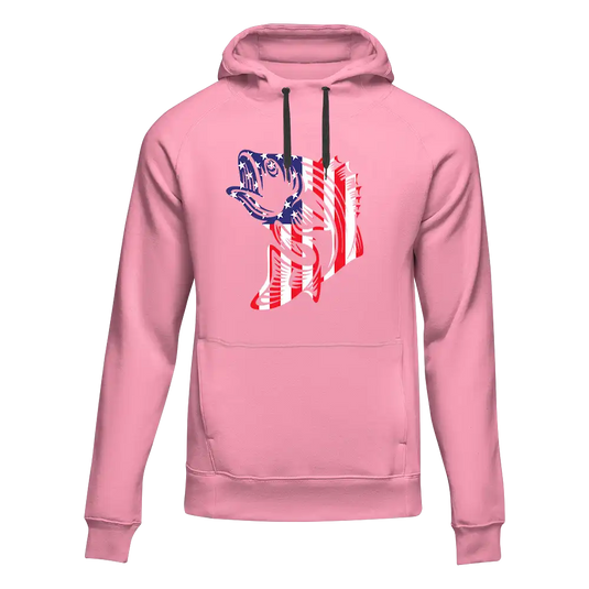 American Flag Fish Unisex Hoodie