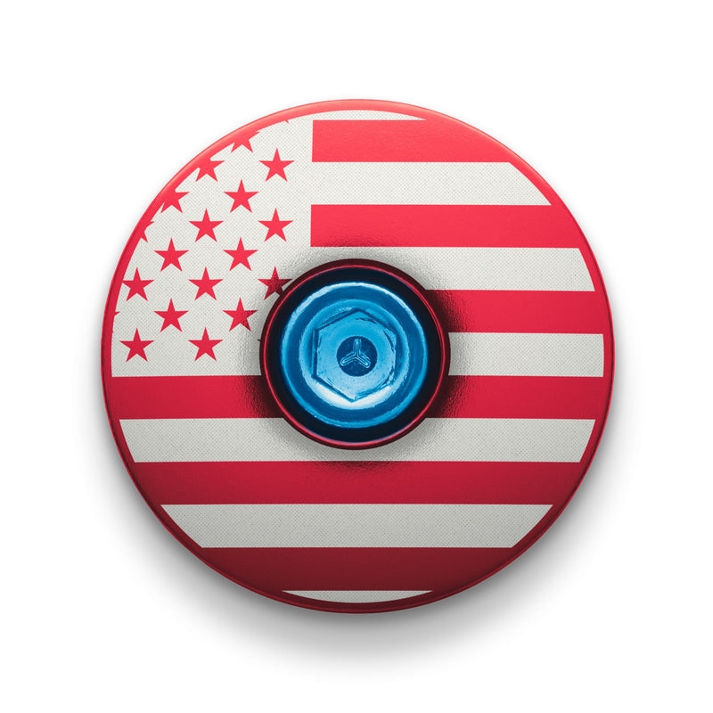 Load image into Gallery viewer, American Flag Custom Bike Headset Cap
