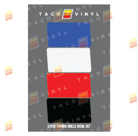 Load image into Gallery viewer, Stock Tundra Grille Decals
