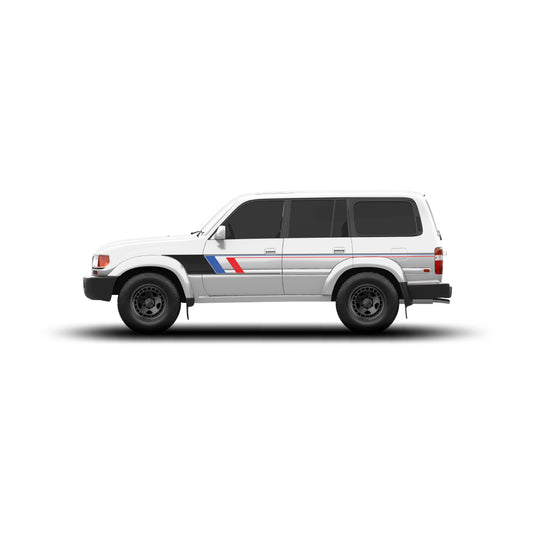 80 Series Land Cruiser Retro Stripes