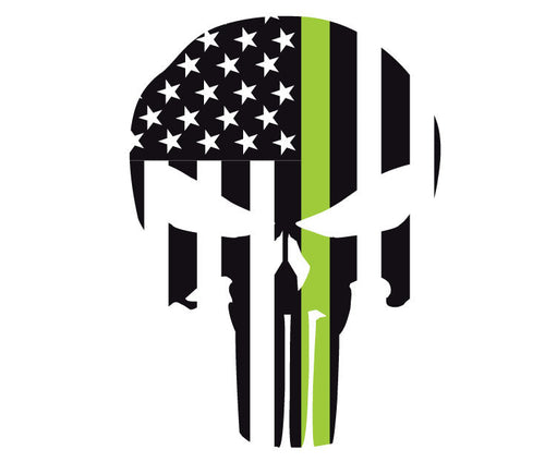 THIN GREEN LINE PUNISHER SKULL 2