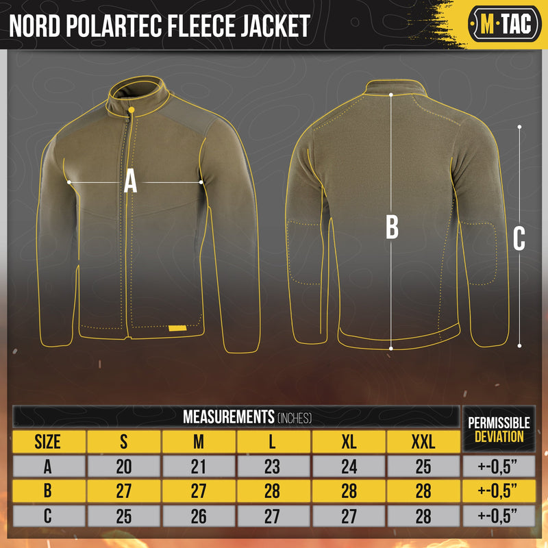 Load image into Gallery viewer, M‑Tac Fleece Jacket Nord Polartec
