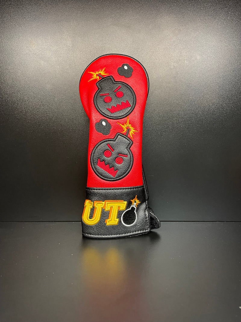Load image into Gallery viewer, Angry Bombs Red Headcover
