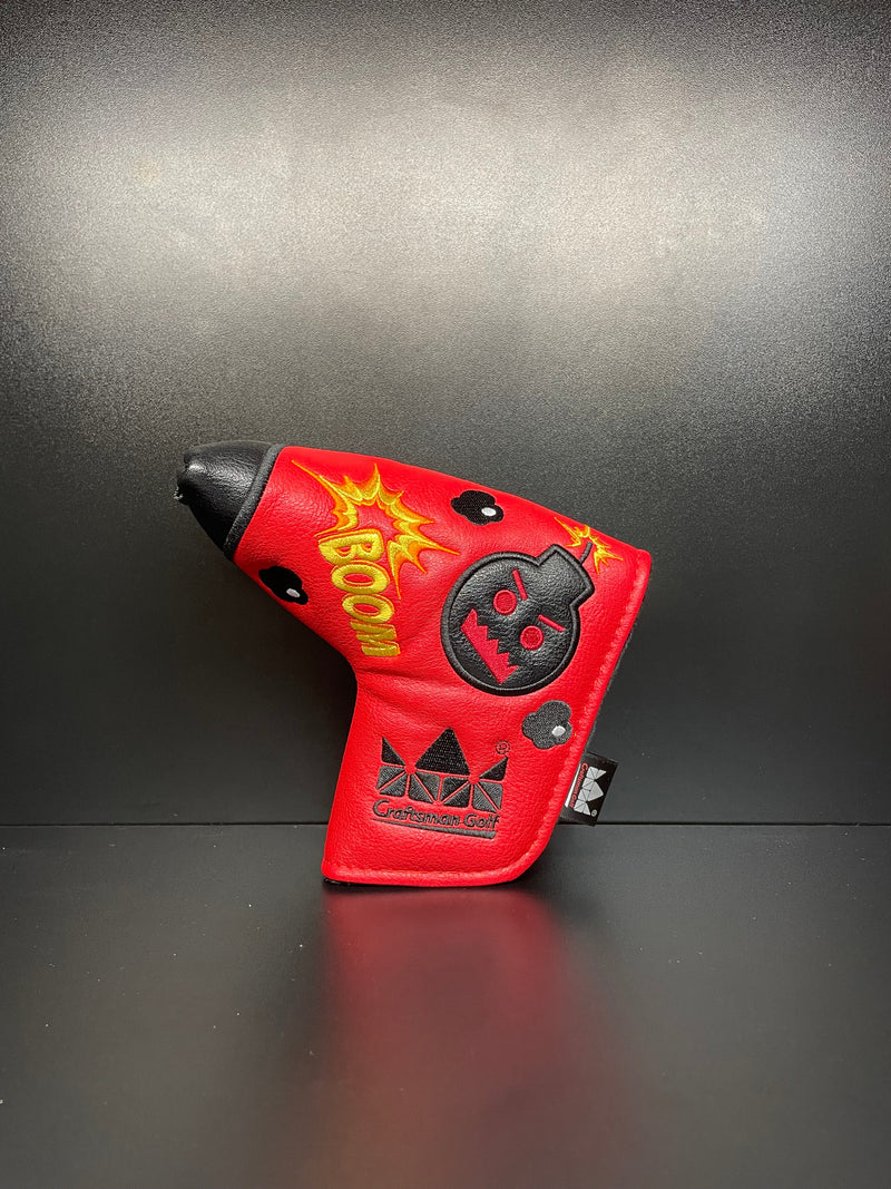 Load image into Gallery viewer, Angry Bombs Red Headcover
