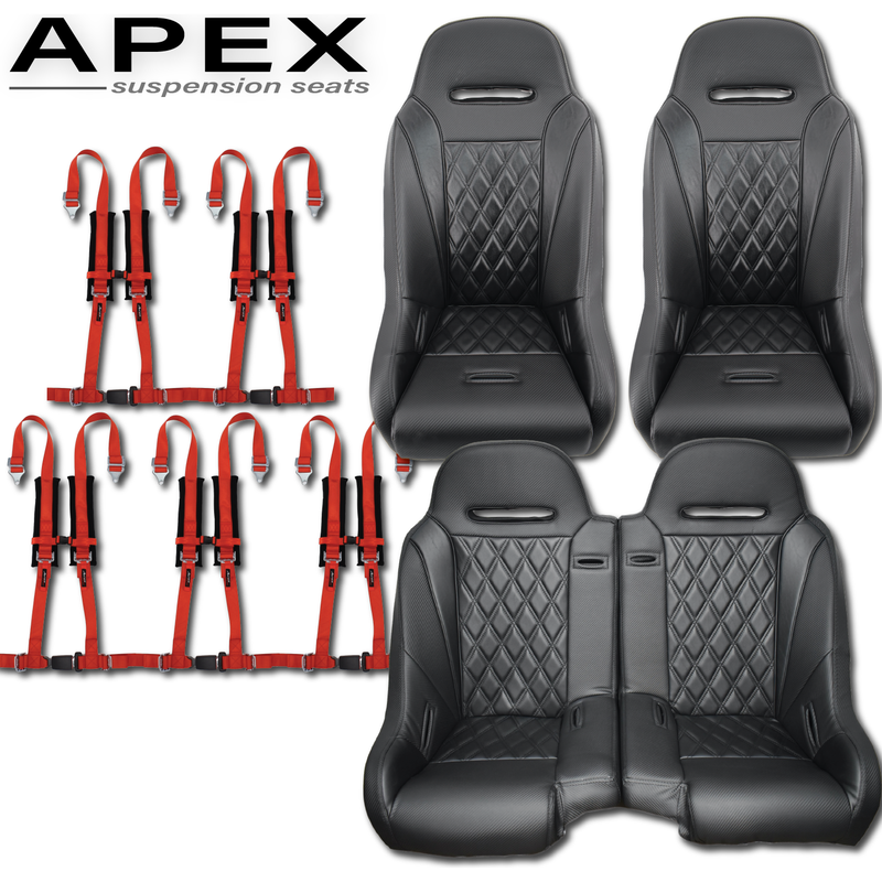 Load image into Gallery viewer, Aces Racing - 2024+ Polaris XP Bench Seat and Bucket Seat Combo
