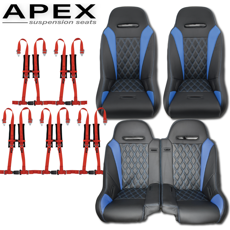 Load image into Gallery viewer, Aces Racing - 2024+ Polaris XP Bench Seat and Bucket Seat Combo
