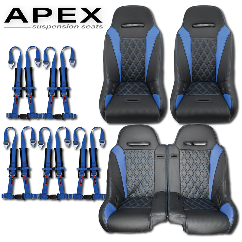 Load image into Gallery viewer, Aces Racing - 2024+ Polaris XP Bench Seat and Bucket Seat Combo

