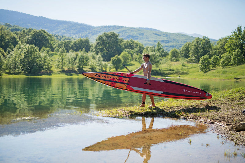 Load image into Gallery viewer, Aqua Marina RACE ELITE 14'0" Inflatable Paddle Board Racing SUP
