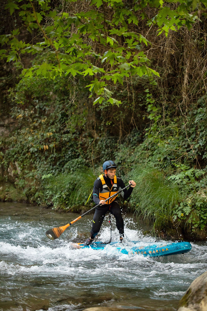 Load image into Gallery viewer, Aqua Marina RAPID 9'6" Inflatable Paddle Board River SUP
