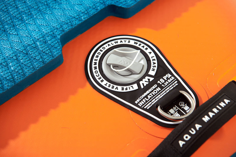 Load image into Gallery viewer, Aqua Marina RAPID 9'6" Inflatable Paddle Board River SUP
