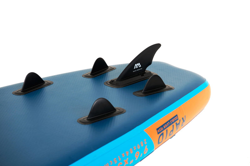 Load image into Gallery viewer, Aqua Marina RAPID 9'6" Inflatable Paddle Board River SUP
